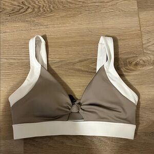 Greyson Cream and Tan Bra